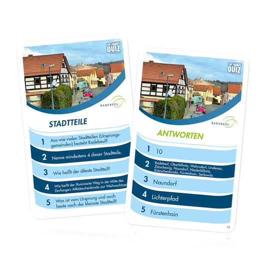 „TOP TRUMPS Quiz - Radebeul Edition“