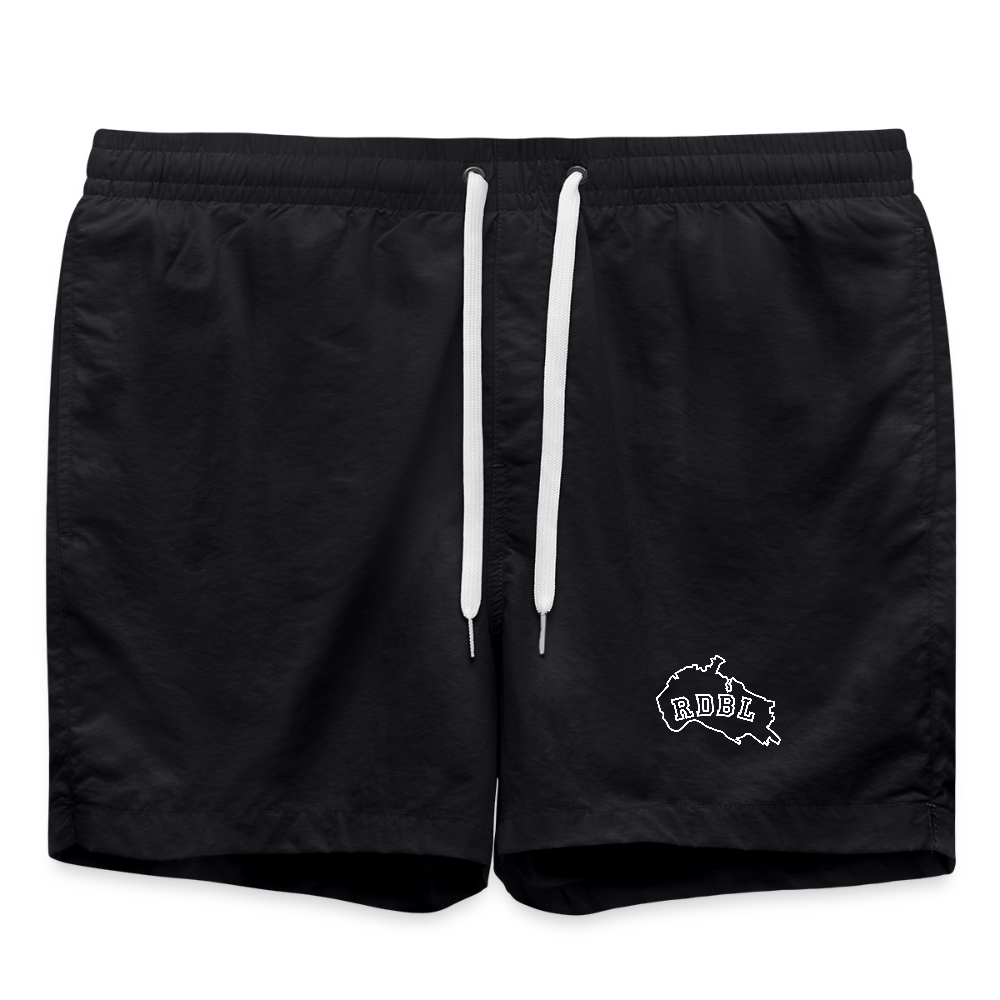 RDBL Badeshorts - Schwarz