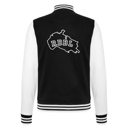 RDBL Collegejacke - Schwarz/Weiß