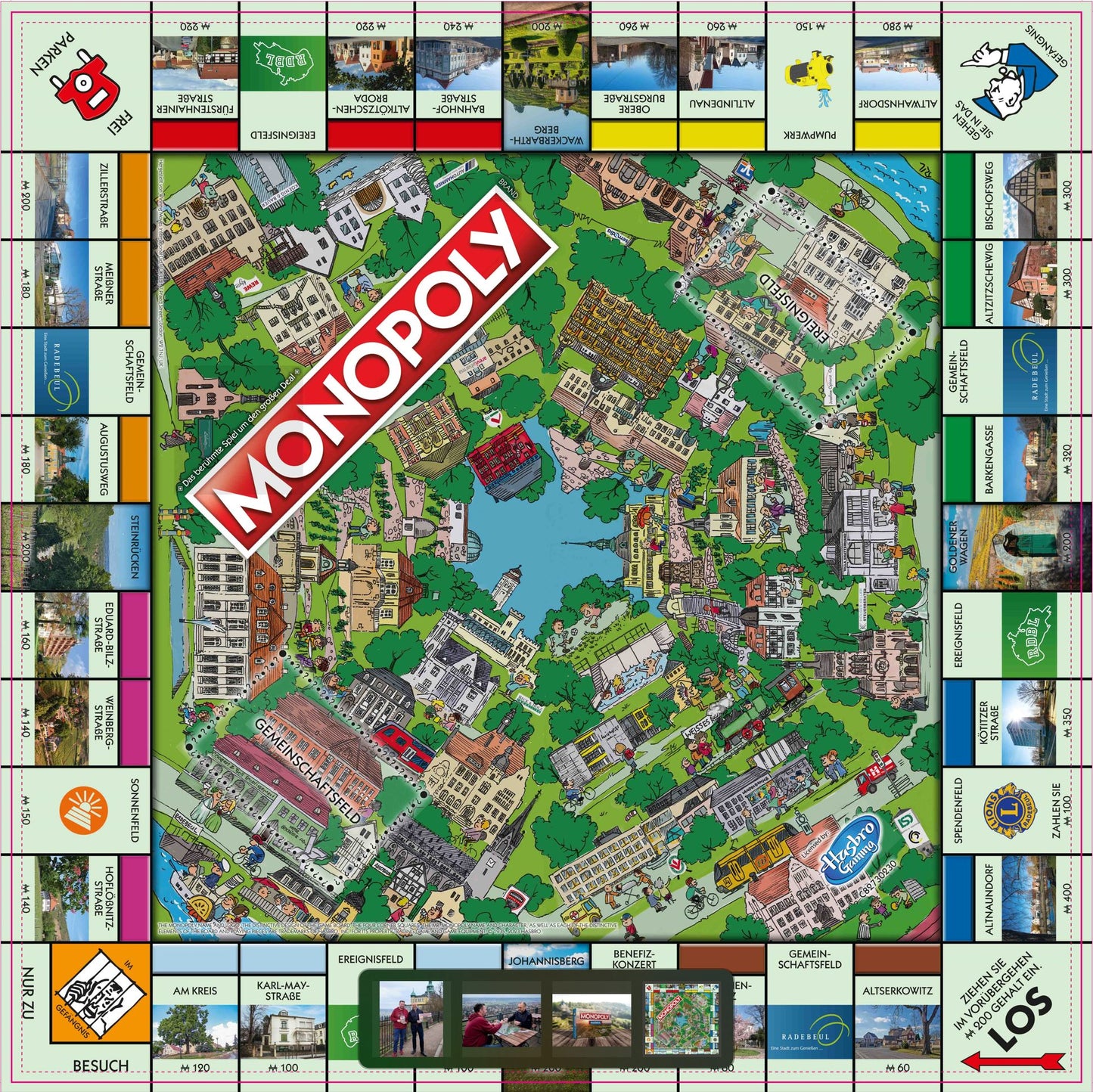 Radebeul als MONOPOLY-Edition-Erlebe Radebeul als echtes Monopoly!