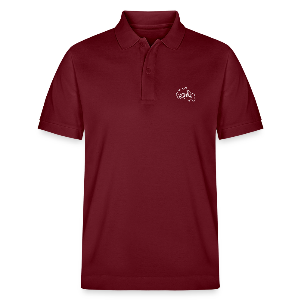 RDBL Bio-Poloshirt unisex - Burgunderrot
