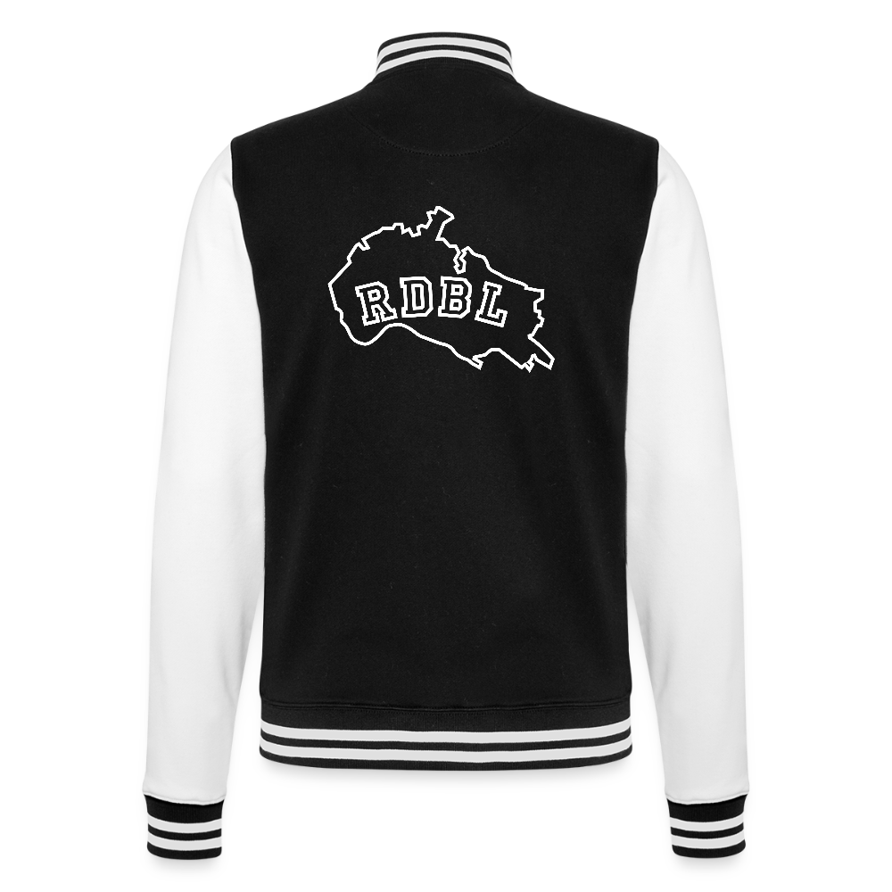 RDBL Collegejacke - Schwarz/Weiß