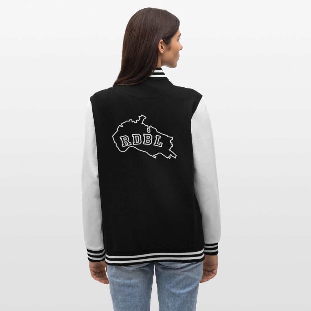 RDBL Collegejacke - Schwarz/Weiß
