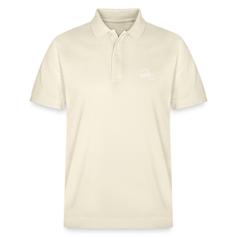 RDBL Bio-Poloshirt unisex - Weißgrau